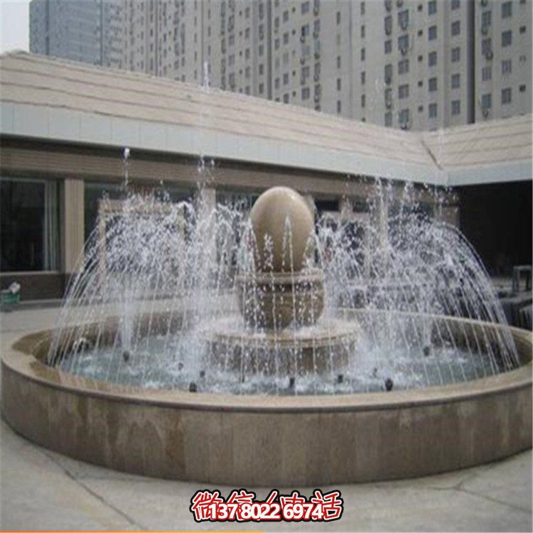 精美中式風水球園林雕塑，提升小區公園噴泉擺放風水氣質