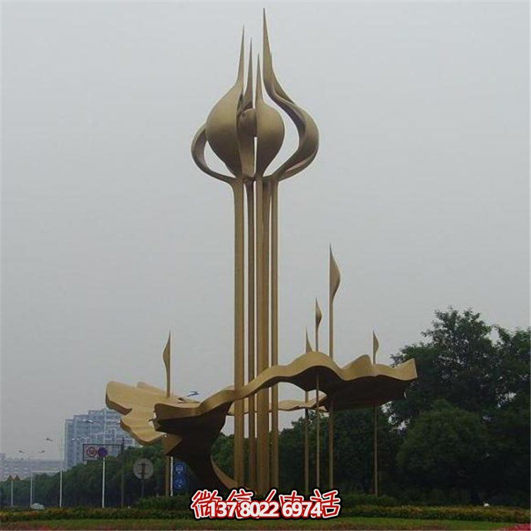 大型不銹鋼景觀擺件，為廣場帶來活力