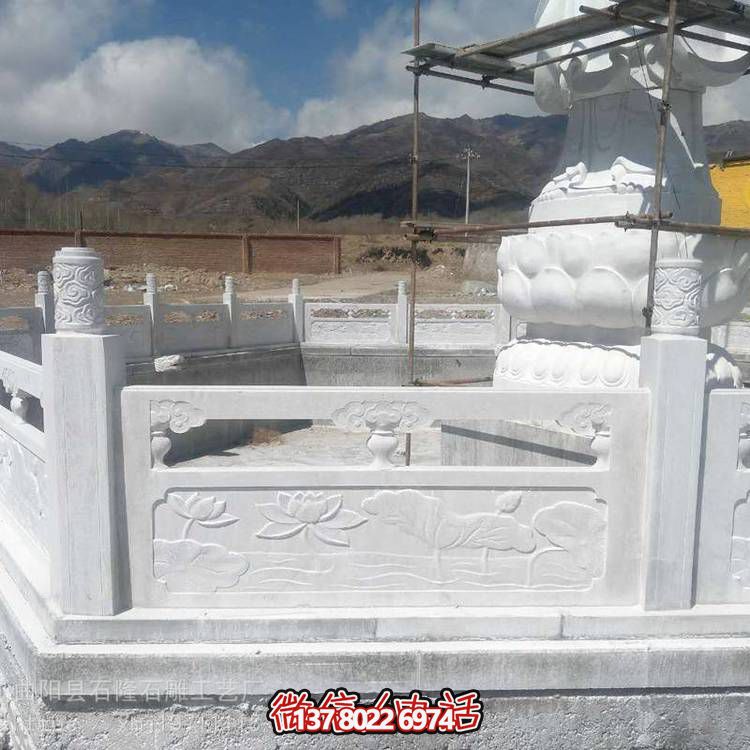 大理石欄桿雕塑，為公園、戶外景區增添優雅氣質
