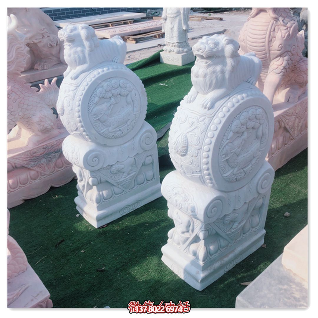 精美石雕獅子雕塑,裝點(diǎn)精致庭院 精美石雕獅子雕塑,裝點(diǎn)精致庭院