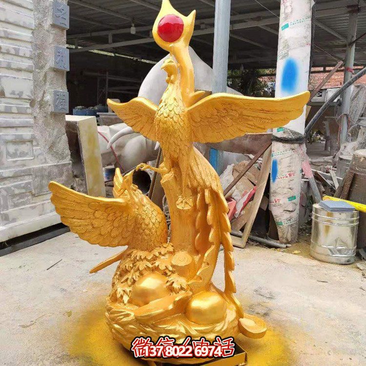 不銹鋼鳳凰雕塑，給你的戶外廣場(chǎng)帶來(lái)活力