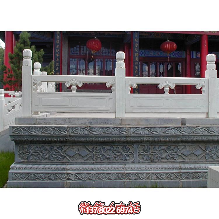 質感卓越，自然美觀的花崗巖臺階欄桿圍欄