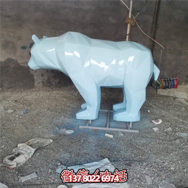 玻璃鋼幾何雕塑，裝飾動物園園林和戶外空間