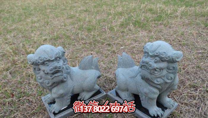 精美創意獅子大理石擺件，為戶外園林景觀增添更多美感