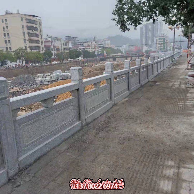 精美大理石雕塑圍欄，美化您的城市河道