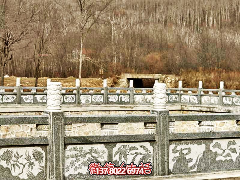 山區河道芝麻灰防護欄桿 山區河道芝麻灰防護欄桿