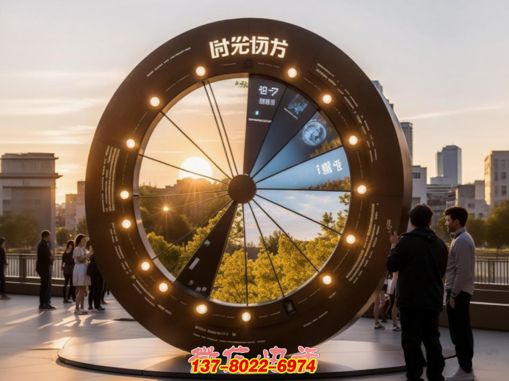 時光之輪 —— 城市戶外不銹鋼景觀印記 時光之輪 —— 城市戶外不銹鋼景觀印記