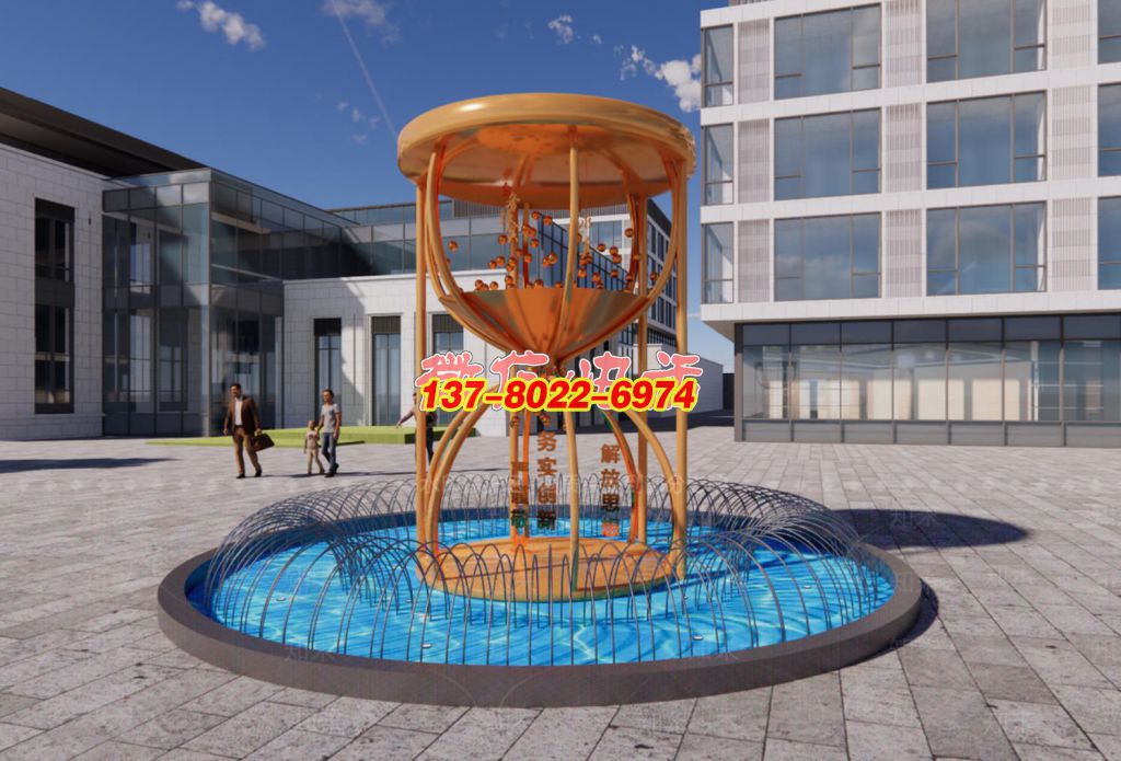 時光沙漏?不銹鋼水景景觀雕塑 時光沙漏?不銹鋼水景景觀雕塑