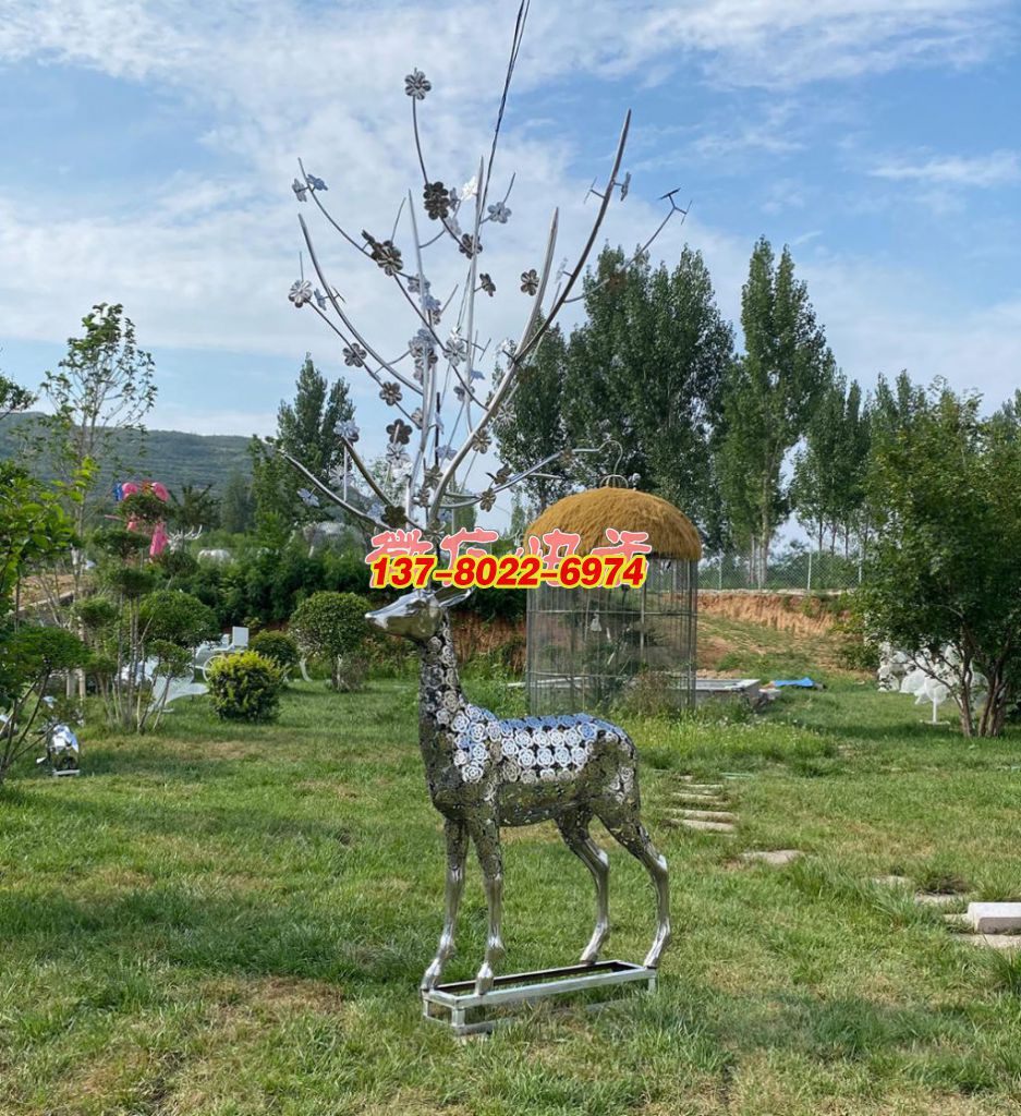 不銹鋼鹿影:戶外景觀里的靈動詩章 不銹鋼鹿影:戶外景觀里的靈動詩章