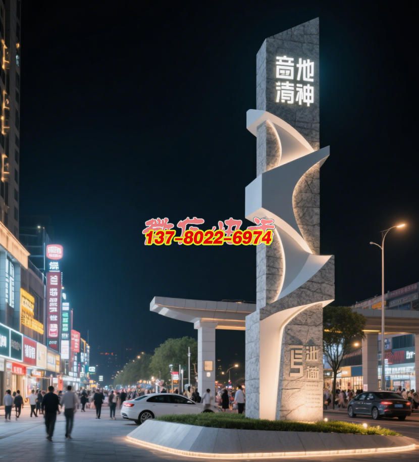 花崗巖石雕精神堡壘景觀雕塑 花崗巖石雕精神堡壘景觀雕塑