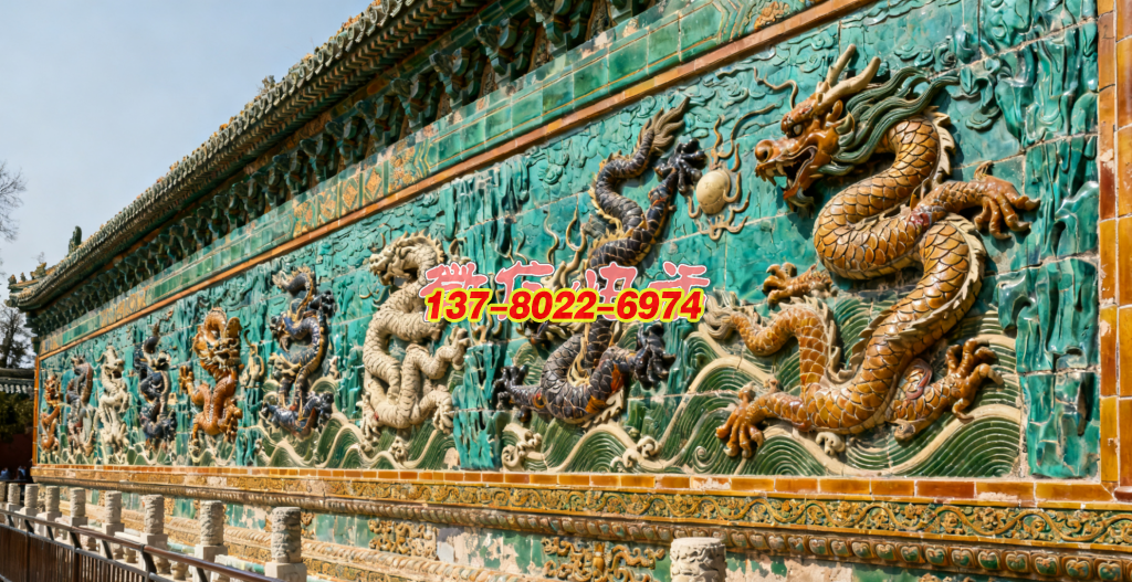 故宮九龍壁：琉璃溢彩的皇家傳統景觀雕塑，華夏龍文化的璀璨瑰寶